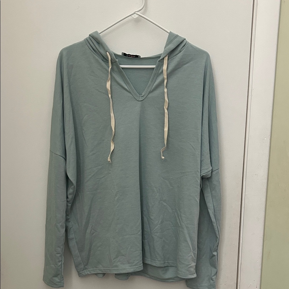 Sky Blue Women's Hoodie Sweatshirt